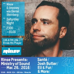 Rinse FM Podcast - Waze + Odyssey w/ Daniel Steinberg - 12th March 2016