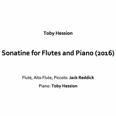 Sonatine For Flutes And Piano (2016)