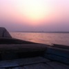 Rowboat On Ganga River, Varanasi