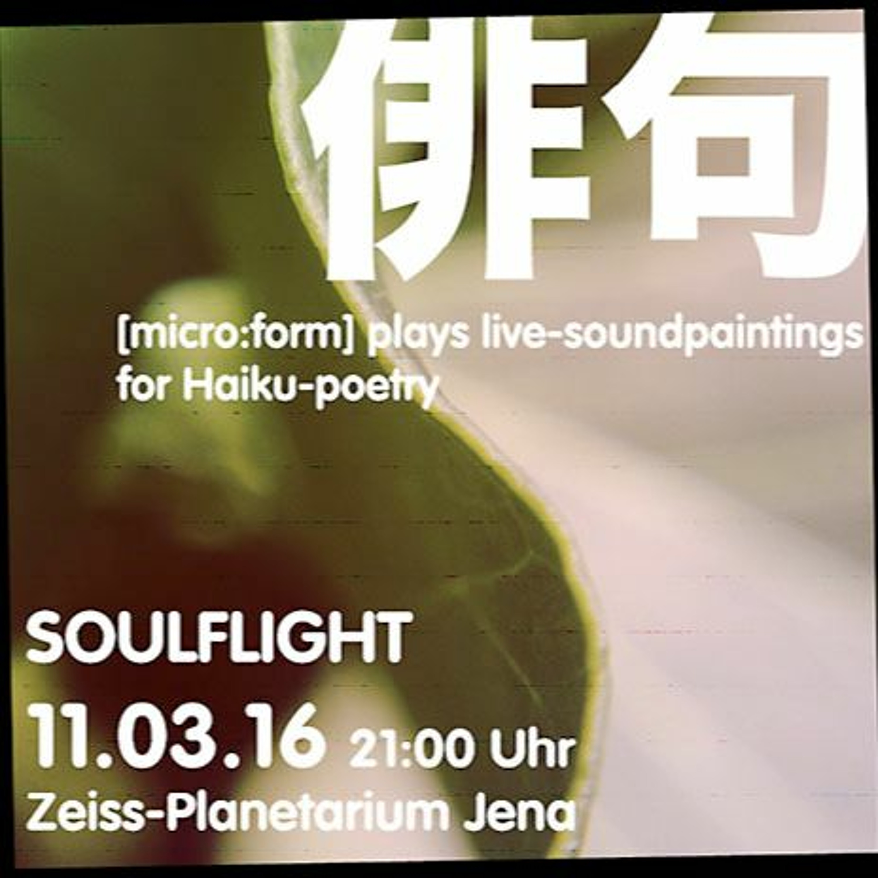 [micro:form] - soundpaintings for Haiku 俳句 - poetry part#2 (soulflight-liveSet) episode artwork
