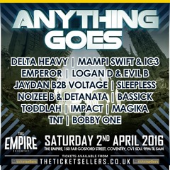Anything Goes April 2nd 2016