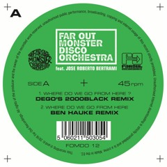 Far Out Monster Disco Orchestra "Where Do We Go From Here? (Dego's 2000Black Remix)" - BR Debuts