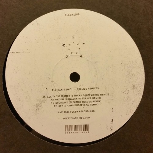 Florian Meindl - Collide Remixes Vinyl (Electric Rescue, Bouffmyhre, Dubspeeka, Kowalski