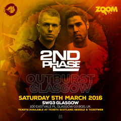2nd Phase LIVE @ #OutburstGLA (SWG3 Warehouse, Glasgow) [05.03.16]