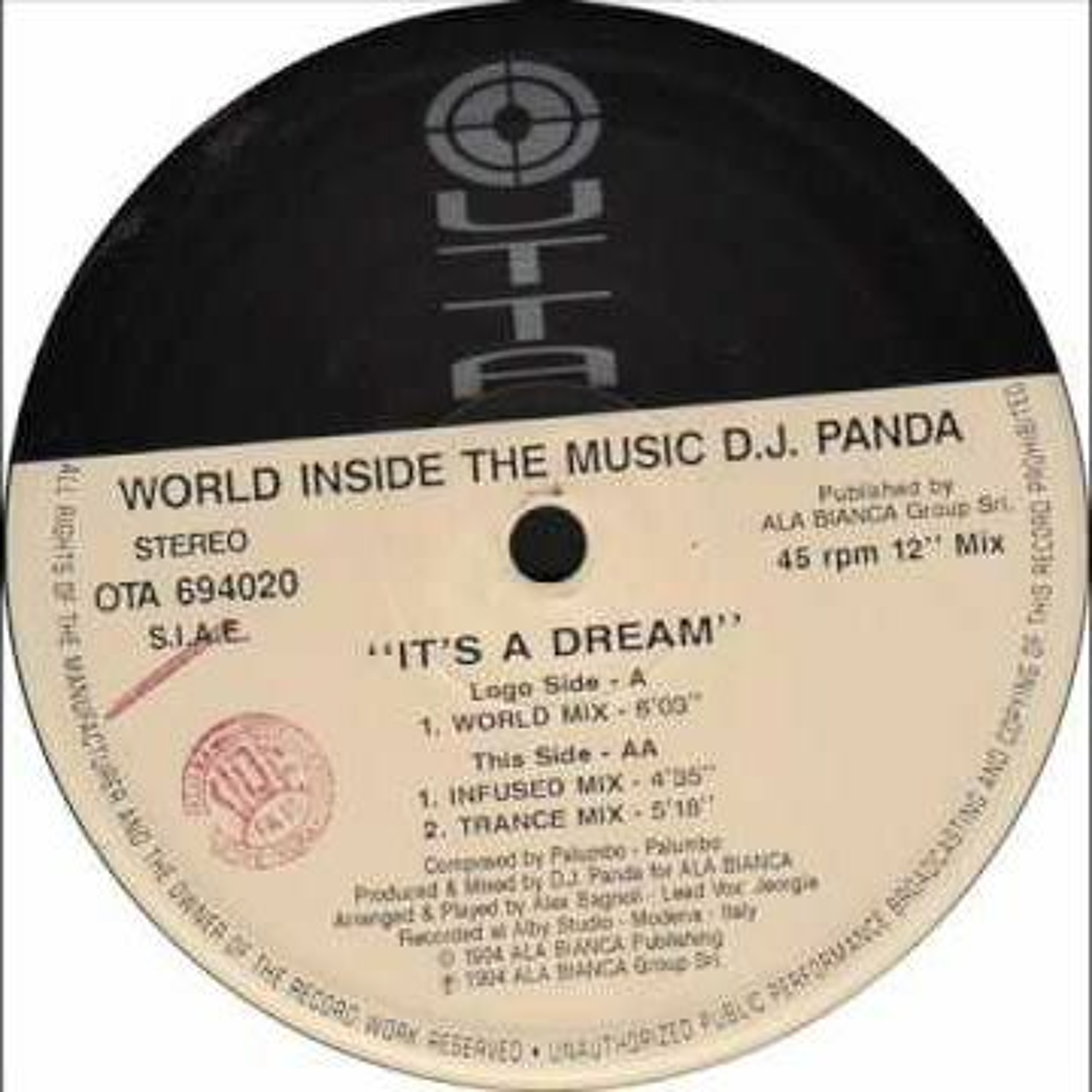 D.J. Panda - It's A Dream (1994 Av3c Dance RMX)