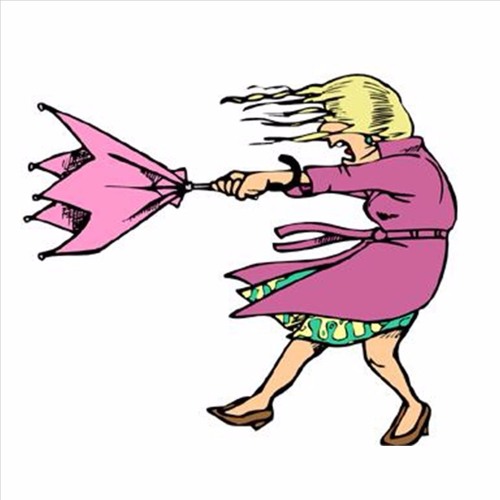 Noodin.  -  It is windy.