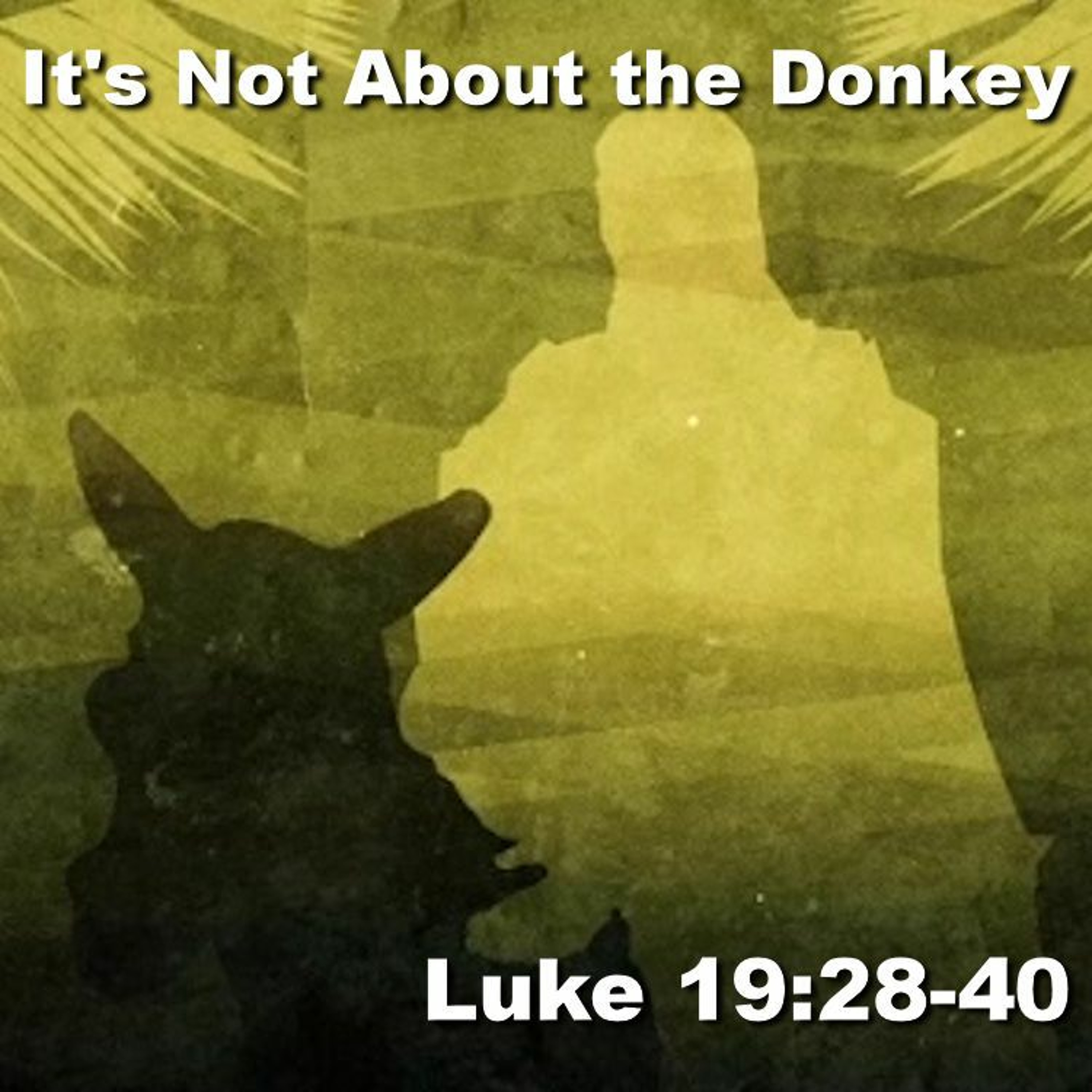 It's Not About the Donkey, Luke 19:28-40 episode artwork