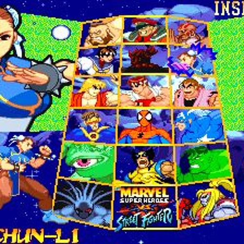 Player Select/VS - Marvel Super Heroes VS Street Fighter