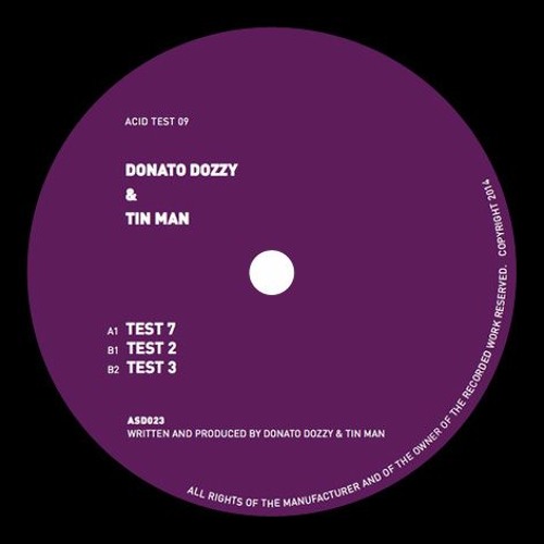 Donato Dozzy, Tin Man - Test 7
