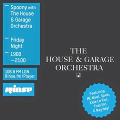 The House & Garage Orchestra live on Rinse FM