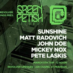 John Doe live at Revolver Saturday Mornings Green Fetish party 9-10am