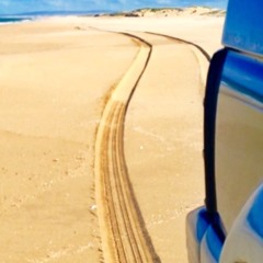 Sandy Tyre Tracks