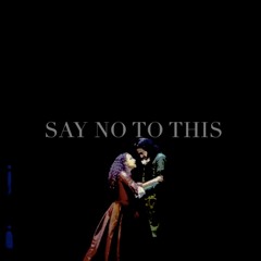 say no to this | empty theatre