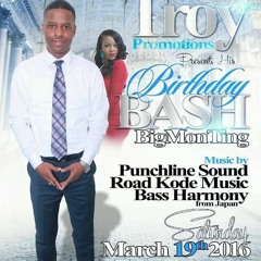ROADKODE MUZIC, PUNCHLINE SOUND AND BASS HARMONY AT TROY'S BIRTHDAy BASH MARCH 2016