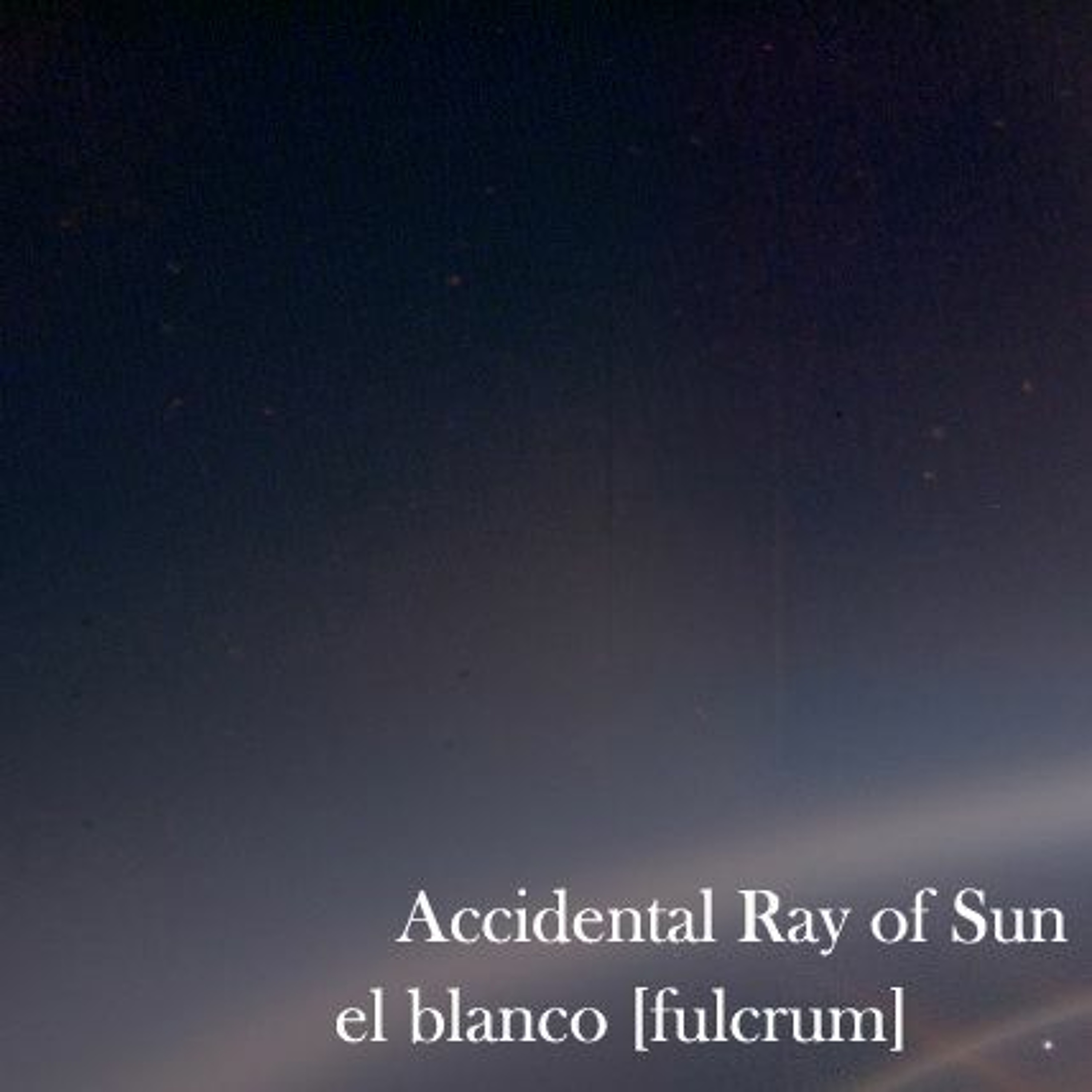 Accidental Ray of Sun episode artwork