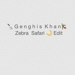Genghis Khan // Zebra Safari (Afterparty) Edit