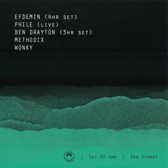 House of Mince pres. Efdemin [Opening Set], ARQ Sydney, 30.1.16