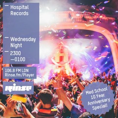 Rinse FM Podcast - Hospital Records w/ 10 Years of Med School - 23rd March 2016