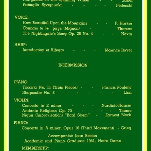 The Nightingale's Song Op.28 No.4 - Nevin