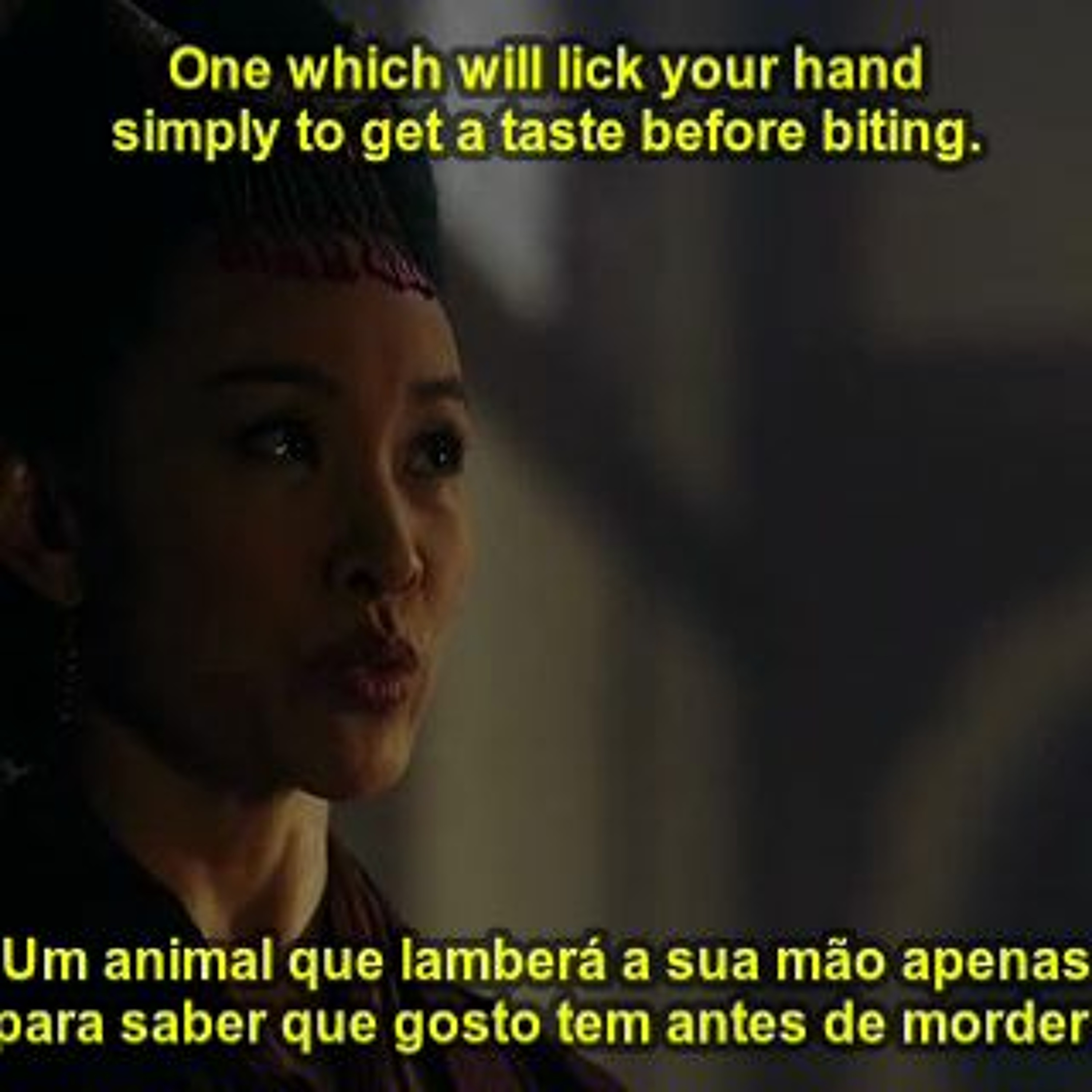 One - Which - Will - Lick - Your - Hand - Simply - To - Get - A-taste - Before - Biting episode artwork