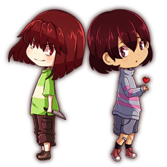 undertale frisk and chara ptbr stronger than you