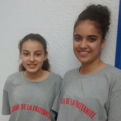 Sarah et Zyneib de l'équipe FC Vaulx-en-Velin #semaine21mars Tournoi de la Fraternité