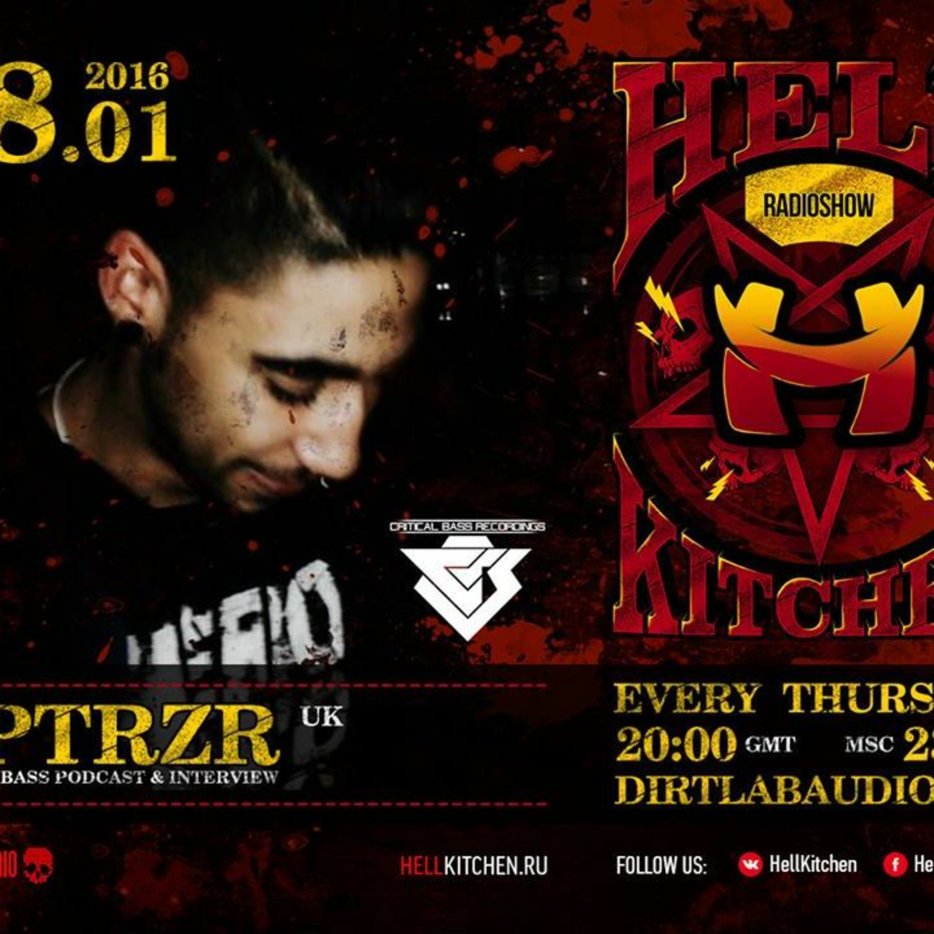 HELL KITCHEN Radioshow With Critical Bass Recordings - RPTRZR [UK] - GUEST MIX #3 episode artwork