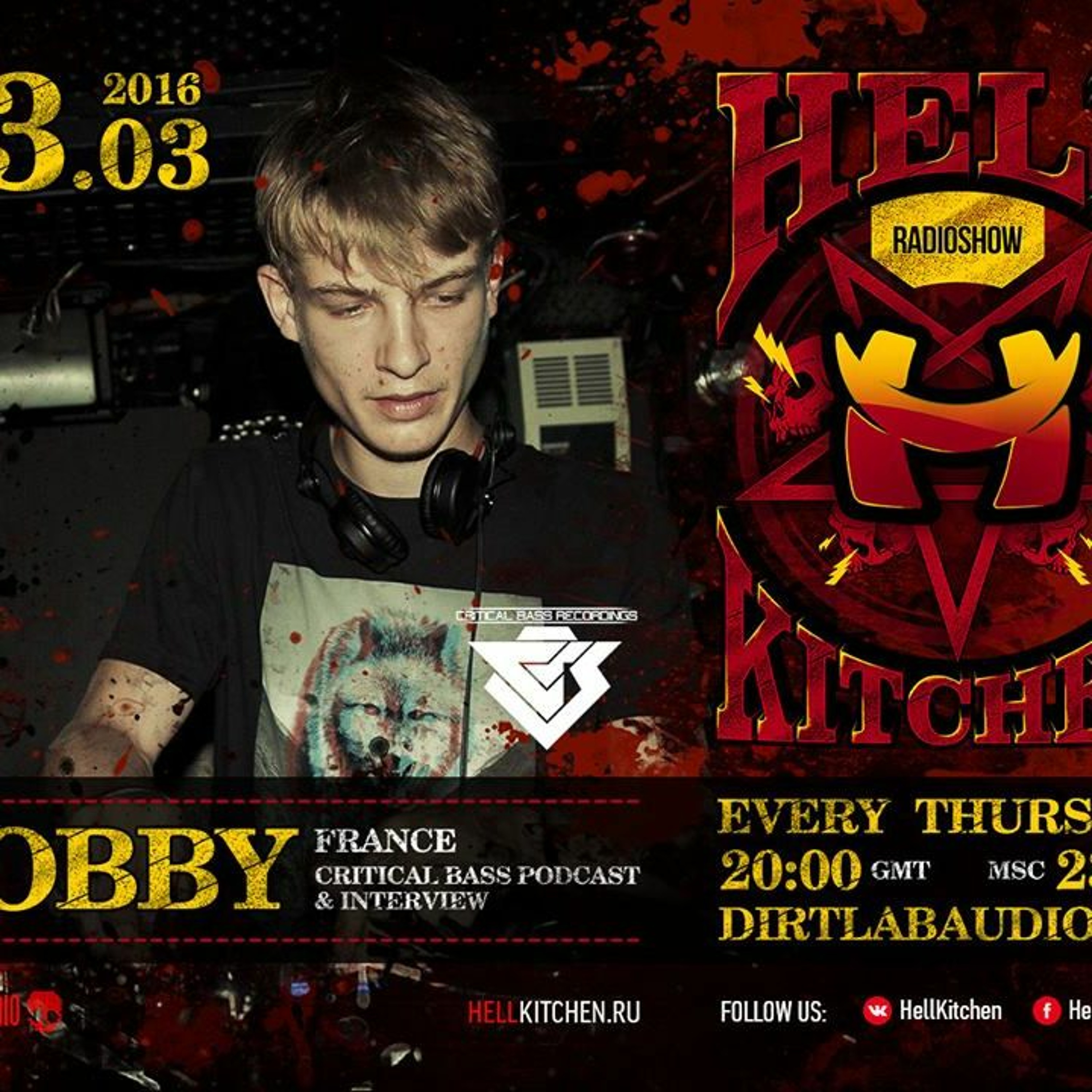 HELL KITCHEN Radioshow With Critical Bass Recordings - BOBBY [FR] - GUEST MIX #4 episode artwork
