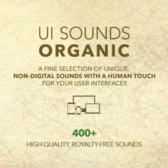 UI Sounds - Organic [Audio Preview]