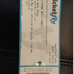 Lucinda Williams - Kent OH 3/26/16 09 - Side Of The Road