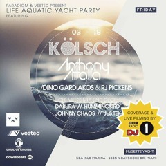 Live @ Life Aquatic Yacht Party w/ Kolsch & Anthony Attalla