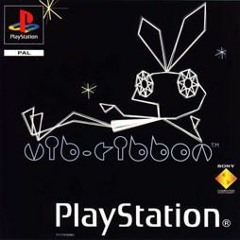 Vib-Ribbon - Title Screen