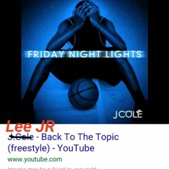 J cole - Back to the topic (Cover)