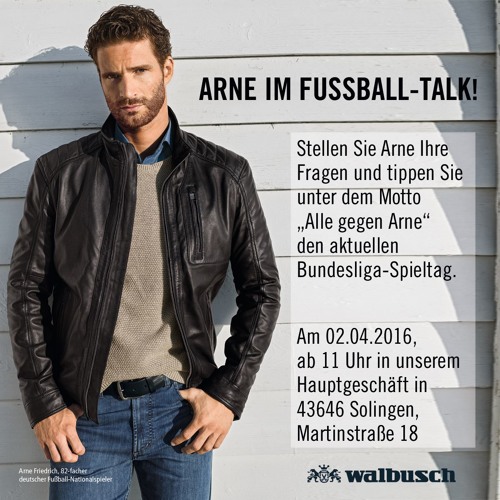 Stream Trailer Fußball - Talk Arne Friedrich April 2016 by Walbusch |  Listen online for free on SoundCloud