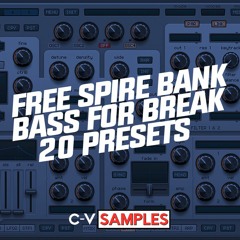 FREE SPIRE BANK / 20 BASS PRESETS FOR BREAK