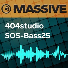 Patch & Sample Library - 404studio.SOS - Bass - Demo
