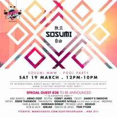Kryder @ Sosumi Records Pool Party, Fifty Miami, United States (Miami Music Week) 2016 - 03 - 19