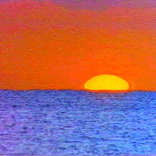 i can see the sun going down