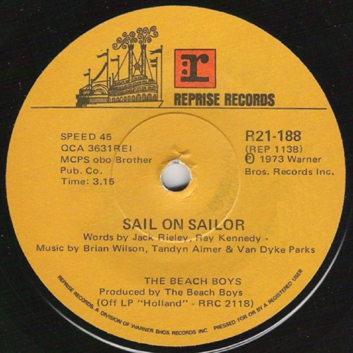 Stream Sail On Sailor (Beach Boys cover ft. Blondie Chaplin) by TAPKAE/Miscellaneous Listen