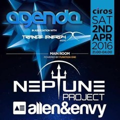 Allen & Envy Live @ Agenda, UK 02 - 04 - 2016