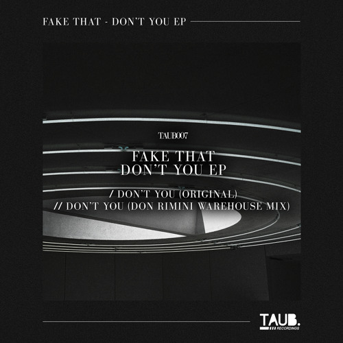 Fake That - Don't You (Don Rimini Warehouse Mix)