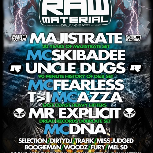 UNCLE DUGS - SKIBADEE & FEARLESS - LIVE AT RAW MATERIAL
