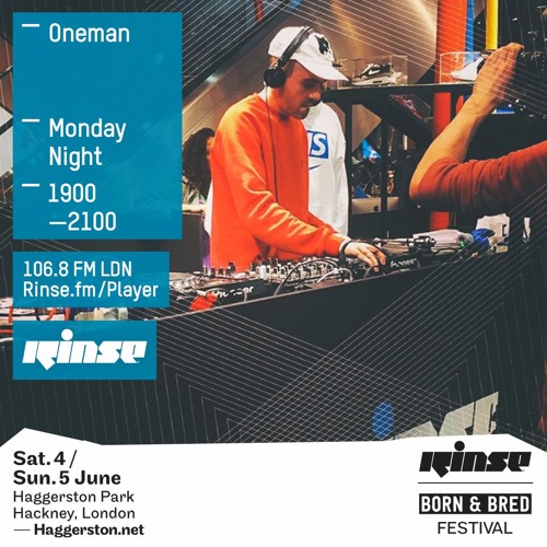 Rinse FM Podcast - Oneman - 4th April 2016