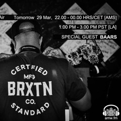 Baars At Brixton On Air (29-03-2016) FREE DOWNLOAD
