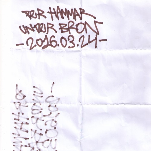 Per Hammar - Warming up at Under Bron // 2016.03.24