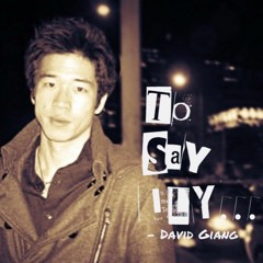 To Say ILY - David Giang