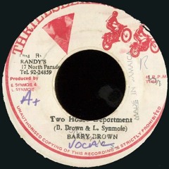 Barry Brown "Two House Department" (Thrill Seekers)