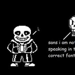The Sans Song