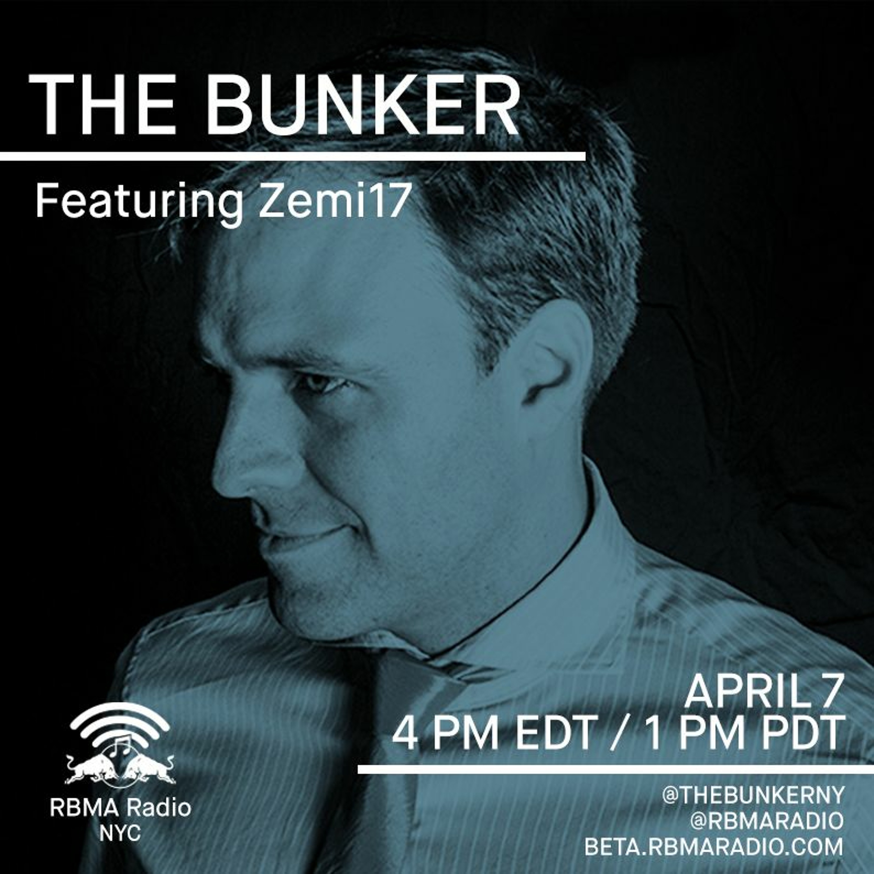 The Bunker on RBMA Radio: Zemi17 4/07/2016 episode artwork