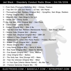 Jed Black - Disorderly Conduct Radio - 6April2016